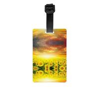 Dreamlike Sunset of A Sunflower Field Print