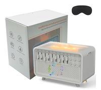 DreamMix Pro - White Noise Sound Machine, with Aromatherapy Humidifier & Night Light, with 8 Ambient Sounds for Sleep,Meditation, Support Type C Port Charging (White)