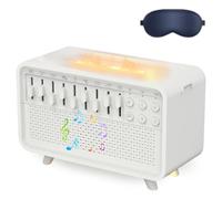 DreamMix Pro - White Noise Sound Machine with Scented Mist & Night Light, Aromatherapy Humidifier with 8 Ambient Sounds for Sleep, Meditation, Yoga (1pcs)