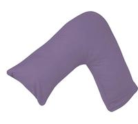 DreamNights Luxury V Shaped Pillow Nursing, Pregnency, Back Support Pillow - Orthopedic Maternity Extra Filled For Neck And Back Support With Cushion (Lilac)