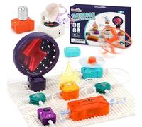 Dreamon Electric Circuit Kits for Kids 37PCS - 215+ STEM Science Experiments with LED Fan, UFO Launcher, Microphone & Light Tower, Educational STEM Toys for Children Ages 5 6 7 8