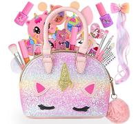 Dreamon Kids Make Up Sets for Girls, Washable and Safe Makeup Kit, Christmas & Birthday Gift Set for Little Girls 3-12 Years Old