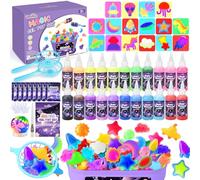 Dreamon Space Explorer 53 PCS Water Gel Kit for Kids - DIY Squishy Maker Toy Set with 22 Colours Gel - Space Theme Creative Crafts Gift for Boys Girls Ages 3 4 5 6 7 8