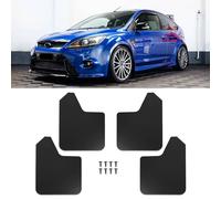 DREAMOTOR 4PCS Black Car Mud Flaps Universal Front and Rear Side Mudflaps Splash Guards Mudguards All Weather Mud Guards Flexible and Bendable Fender Flares Compatible with Pickup SUV Trucks