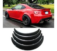 DREAMOTOR 4x 2"/50mm Flexible Car Fender Flares Universal Extra Wide Body Kit Wheel Arch Protector
