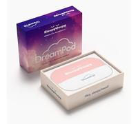 DreamPod Under-Pillow Speaker for Sleep (Pink) | Bluetooth, Bone Conduction Sound | Wireless, Thin, 20hr Battery, Sleep Timers, USB-C | Private Audio Sleep Aid for Side Sleepers, Tinnitus & Insomnia