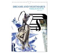 Dreams and Nightmares - Fantasy & Sci-Fi Art / 2026 UK-Version (Wall Calendar 2026 DIN A4 Portrait), CALVENDO 12 Month Wall Calendar