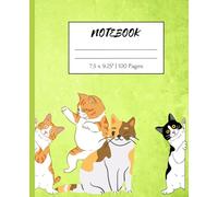 Dreams and Wishes: Cute Cats Notebook for Kids | 100 pages, 7.5 x 9.25"