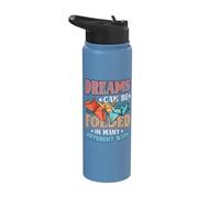 Dreams Can Be Folded in Many Different Ways - Origami Stainless Steel Insulated Water Bottle