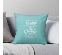Dreams Can Come True Motivational Square Pillowcase Polyester Linen Velvet Pattern Zip Decor Pillow Case Sofa Cushion Cover