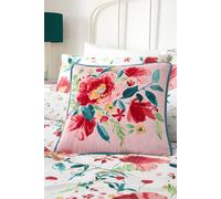 Dreams & Drapes 'Abstract Poppy' Velvet Filled Cushion | Size: 43 cm x 43 cm Dreams & Drapes Multicolor 43 cm x 43 cm