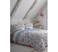 Dreams & Drapes Amelle Reversible Bedspread - Blue Green