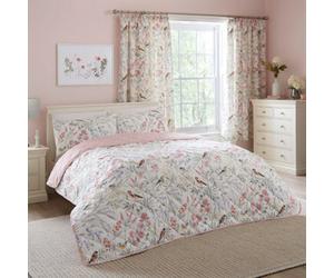 Dreams & Drapes Caraway Pink Printed Quilted Bedspread