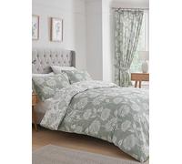 Dreams & Drapes Chrysanthemum Duvet Cover Set - Green Green