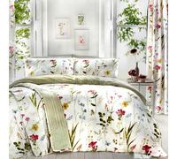 Dreams & Drapes Colourful Spring Flowers Duvet Cover Set, Curtains OR Bedspread