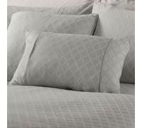 Dreams & Drapes Woven - Croma - Jacquard Filled Cushion - 30 x 50cm in Silver