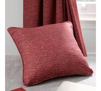 Dreams & Drapes Curtains - Pembrey - Textured Cushion Cover - 43 x 43cm in Red