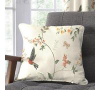 Dreams & Drapes Darnley Blooms And Birds Print Filled 100% Cotton Cushion