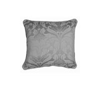 Dreams & Drapes 'Eastbourne' Damask Woven Jacquard Filled Cushion in Silver | Size: 43 cm x 43 cm Dreams & Drapes Silver 43 cm x 43 cm