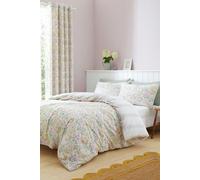 Dreams & Drapes 'Edith' Easy Care Ditsy Floral Print Duvet Cover Set in Lilac | Size: Single Dreams & Drapes Lilac Single