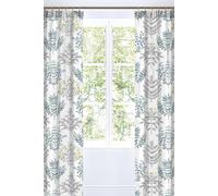 Dreams & Drapes 'Emily' Botanical Print Pair of Pencil Pleat Curtains in Duck Egg Blue | Size: 168 cm width x 183 cm drop Dreams & Drapes Duck Egg Blue 168 cm width x 183 cm drop