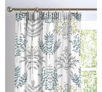 Emily Duck Egg 168 x 183cm Pencil Pleat Curtains Duck Egg (Blue)