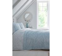 Dreams and Drapes Frampton Duvet Cover and Pillowcase Set Blue