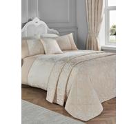 Dreams & Drapes Ivory Floral Duvet Cover Sets - Single Bedding Size (140 x 200cm) - Flower Roses D Ivory Singolo