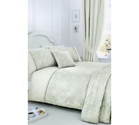 Dreams & Drapes 'Jasmine' Floral Jacquard Duvet Cover Set in Green | Size: King Dreams & Drapes Green King