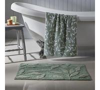 Dreams and Drapes Sandringham Bath Mat Sage (Green)