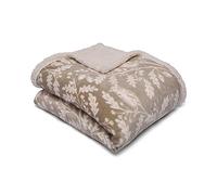 'Woodland Owls' Fleece & Sherpa Bedspread Dreams & Drapes Natural One Size