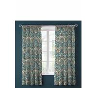 Dreams & Drapes Palais Curtains with Free Tiebacks Teal 72