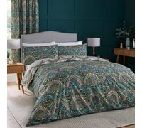 Dreams & Drapes Palais Rich Jacobean Damask Print Duvet Cover Set