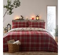 Derwent Check Duvet Cover Natural Super King