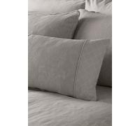 Dreams & Drapes 'Rosana' Luxury Damask Filled Bedroom Cushion in Silver | Size: 43 cm x 43 cm Dreams & Drapes Silver 43 cm x 43 cm