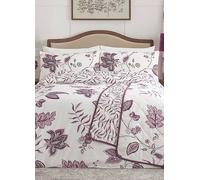 Dreams & Drapes Samira Duvet Cover Set - Plum Plum