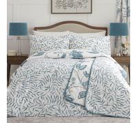Dreams & Drapes Samira Floral Print Easy Care Reversible Duvet Cover Set