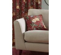Dreams & Drapes Sandringham 100% Cotton Red Filled Cushion