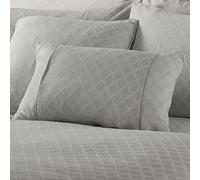 Dreams & Drapes Woven - Croma - Jacquard Cushion Cover - 30 x 50cm in Silver