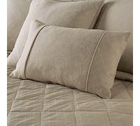 Dreams & Drapes Woven - Rosana - Jacquard Filled Cushion - 30 x 50cm in Soft Gold