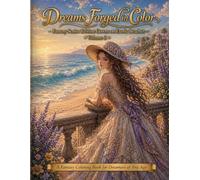 Dreams Forged in Color Seniors Edition Gowns on Exotic Beaches Volume 3: A Fantasy Coloring Book for Dreamers of Any Age (Dreams Forged in Color: Senior Friendly Edition Vol 1)