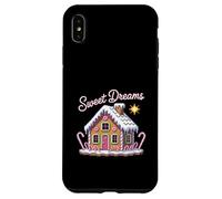 Dreams Gingerbread House Cute Pixel Candy Christmas Case for iPhone XS Max