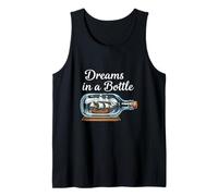 Dreams in A Bottle Ship in A Bottle Nautical Fantasy Tank Top