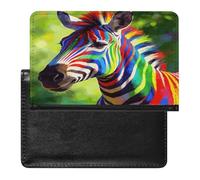 Dreams in The Forest Passport Holder for Women Men Slim Travel Wallet Travel Document Organizer ID Card Protector Case Holders PU Leather Passport Cover Credit Card Holder
