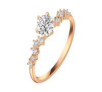 Dreams Moissanite Diamond Ring Heavenly for Your Special Moments O Rings 40, A, Copper, No Gemstone
