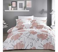 Dreams 'N' Drapes Two, 52% Polyester, 48% Cotton, Blush, King, W230cm x L220cm (Duvet Cover), W50cm x L75cm (Pillow Case)