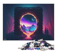 Dreams of A Distant World Puzzle Jigsaws 500 Pieces for Adults Wooden Puzzles Family Fun Jigsaws Puzzles 500pcs (52x38cm)