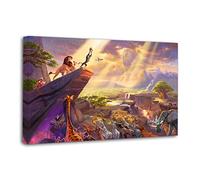 Dreams The Lion Kings Poster Decorative Painting Canvas Wall Posters And Art Picture Print Modern Family Bedroom Decor Posters 08x12inch(20x30cm)