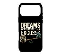 Dreams Weigh More Than Excuses Motivation Case for iPhone 17 Pro Max
