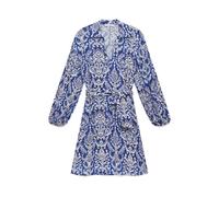 Dreamscape Ikat Dress - female - MALIPARMI - Short Dresses - Blue - L - Dresses L